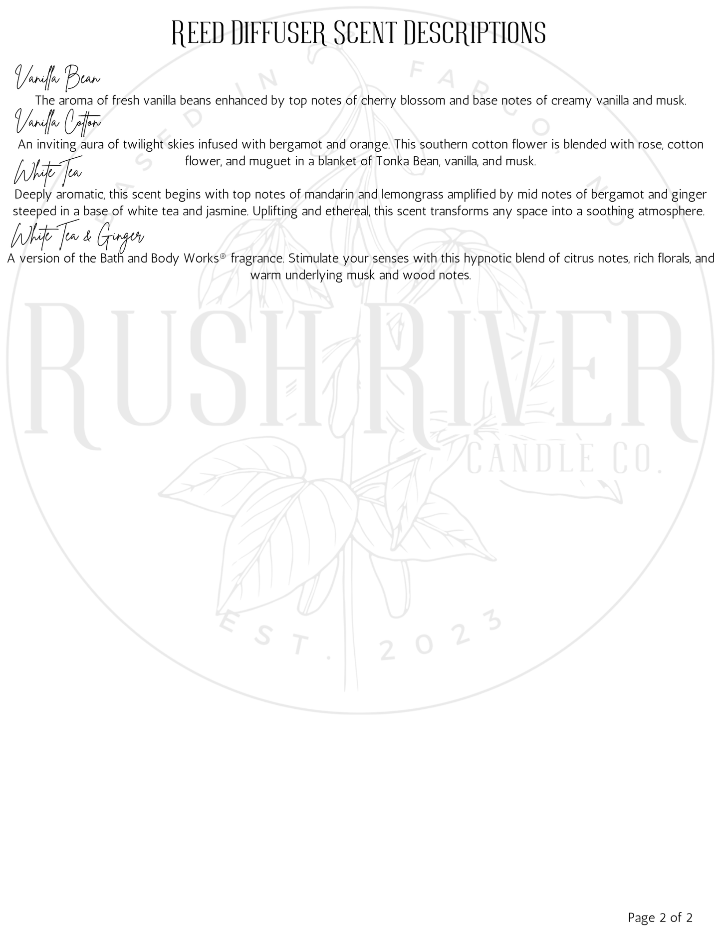 4 oz. Reed Diffuser with Flower Sticks